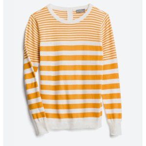 Market & Spruce Lisa Button Back Striped Cotton Blend Pullover from Stitch Fix